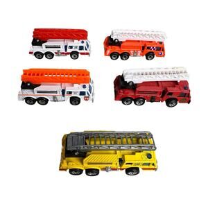 Matchbox Fire Engine Vehicle Lot of 5 Fire Truck Ladders 1982 Vintage Retro